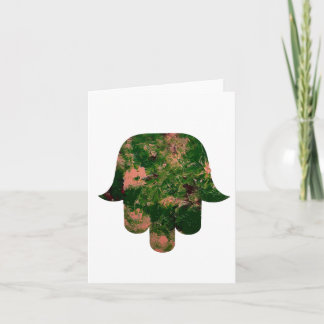 Cartes Pour Fêtes Annuelles Atelier de peinture de ballons Hamsa de jardin Art
