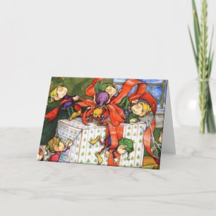 Cartes Pour Fêtes Annuelles Atelier Elfes Noël