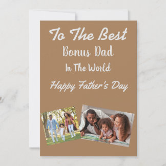 Cartes Pour Fêtes Annuelles Au Meilleur Bonus Papa Du Monde