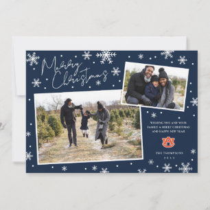 Cartes Pour Fêtes Annuelles Auburn University Merry Christmas Holiday Card
