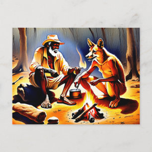 Cartes Pour Fêtes Annuelles Australian Dingo Spirit Brothers