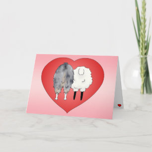 Cartes Pour Fêtes Annuelles Australian Shepherd Valentine's Day