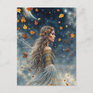 Cartes Pour Fêtes Annuelles Automne Automne Equinoxe Imaginaire Mystique magiq