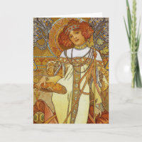 "Automne" par Alphonse [Alfons] Mucha
