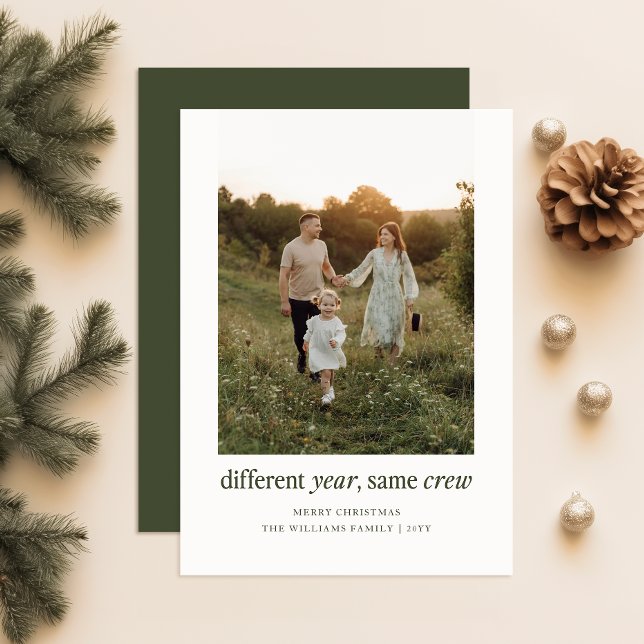 Cartes Pour Fêtes Annuelles Autre année Même équipage Funny Christmas Photo (Créateur téléchargé)