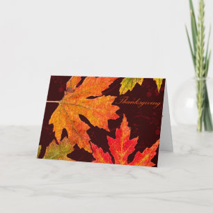 Cartes Pour Fêtes Annuelles Autumn's Bounty Thanksgiving Greeting