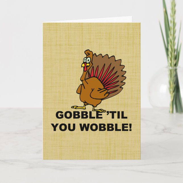 Cartes Pour Fêtes Annuelles Avalez jusqu'à ce que vous vacilliez (Devant)