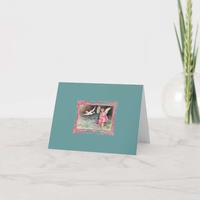 Cartes Pour Fêtes Annuelles Avec amour (Devant)