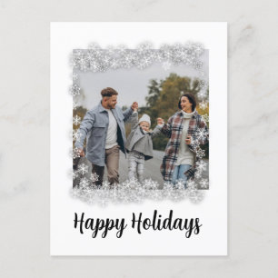 Cartes Pour Fêtes Annuelles Avec des flocons de neige