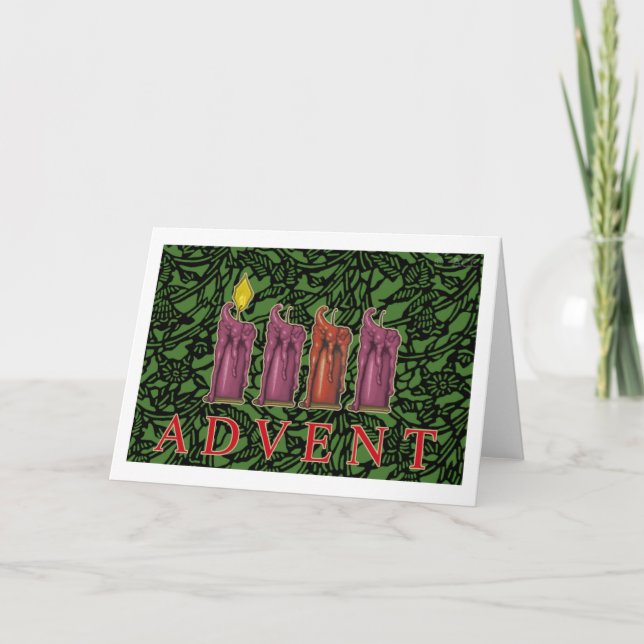 Cartes Pour Fêtes Annuelles Avent (Devant)