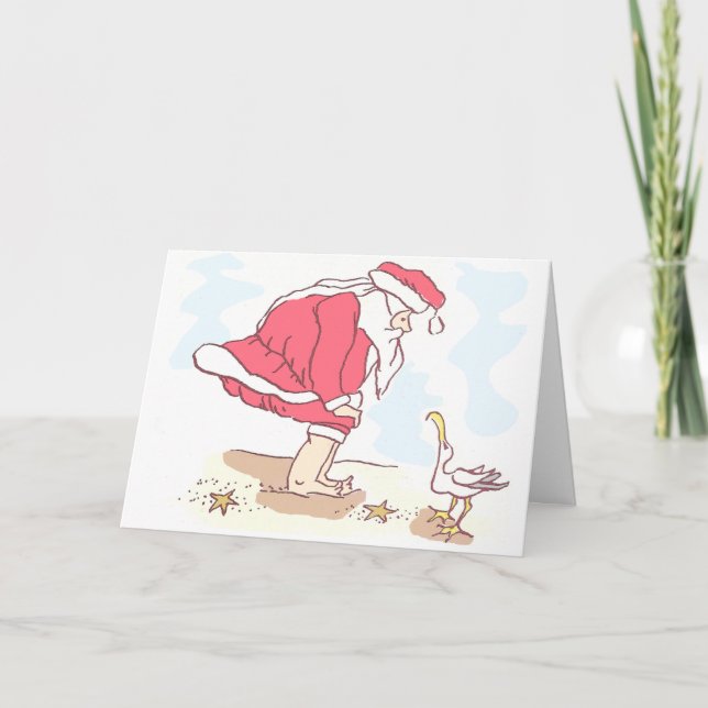 Cartes Pour Fêtes Annuelles Avez-Vous Été Une Bonne Mouette ? (Devant)