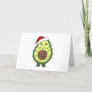 Cartes Pour Fêtes Annuelles Avocado illuminations de Noël Drôle Avocados