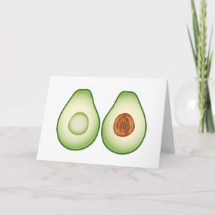 Cartes Pour Fêtes Annuelles Avocado You're My Better Half Love Valentine
