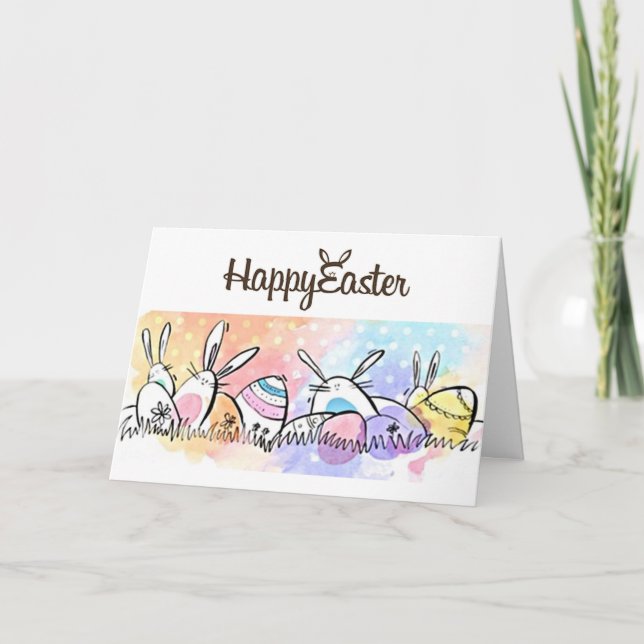 CARTES POUR FÊTES ANNUELLES AVOIR LE "MEILLEUR PÂQUES ENCORE" (Devant)