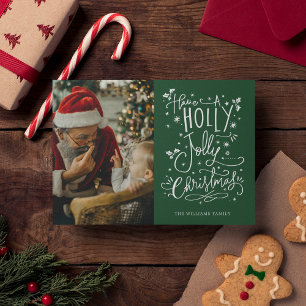 Cartes Pour Fêtes Annuelles AVOIR UNE JOLLY SAINTE NOËL   Ajouter votre photo