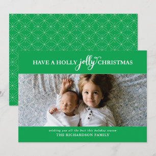CARTES POUR FÊTES ANNUELLES AVOIR UNE PHOTO PLATE DE NOËL SAINTE JOLLY