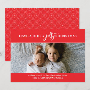 CARTES POUR FÊTES ANNUELLES AVOIR UNE PHOTO PLATE DE NOËL SAINTE JOLLY