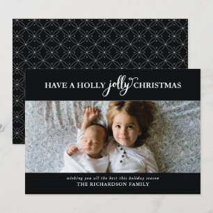 CARTES POUR FÊTES ANNUELLES AVOIR UNE PHOTO PLATE DE NOËL SAINTE JOLLY