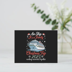 Cartes Pour Fêtes Annuelles Aw Expédition Son Voyage De Noël En Famille 2025 C