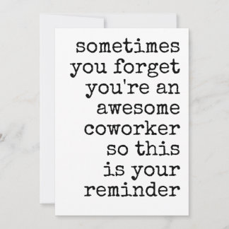 Cartes Pour Fêtes Annuelles Awesome Coworker Thank You Appreciation