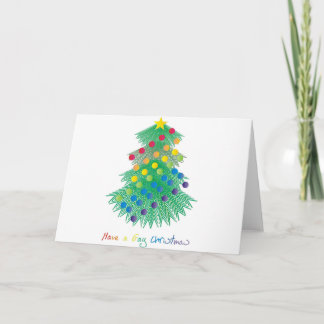 Cartes Pour Fêtes Annuelles Ayez Noël gai