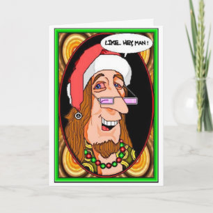 Cartes Pour Fêtes Annuelles Ayez Noël hippie