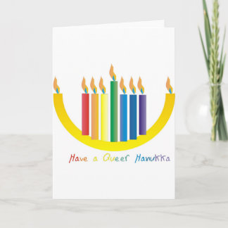 Cartes Pour Fêtes Annuelles Ayez un Chanukah étrange