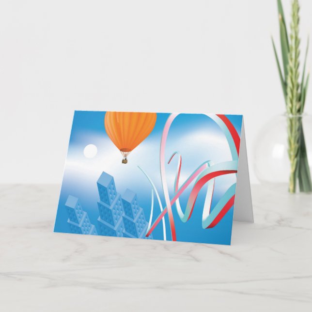Cartes Pour Fêtes Annuelles Ayez un grand voyage (Devant)