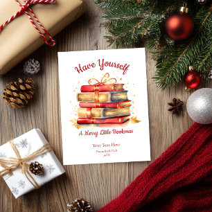 Cartes Pour Fêtes Annuelles Ayez Un Joyeux Petit Livre
