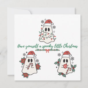 Cartes Pour Fêtes Annuelles Ayez un petit Noël Éffrayant