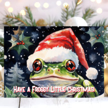 Ayez une petite grenouille de Noël Froggy