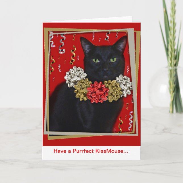 Cartes Pour Fêtes Annuelles Ayez une SourisBaissière... (Devant)