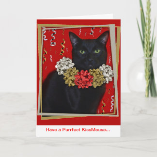 Cartes Pour Fêtes Annuelles Ayez une SourisBaissière...