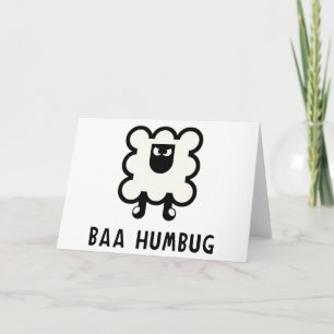 Cartes Pour Fêtes Annuelles Baa Humbug