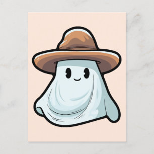 Cartes Pour Fêtes Annuelles Baby Boo Cowboy Ghost Halloween Collection
