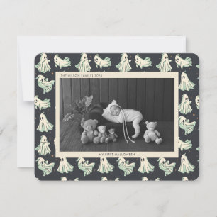 Cartes Pour Fêtes Annuelles Baby First Halloween Éffrayant bébé photo