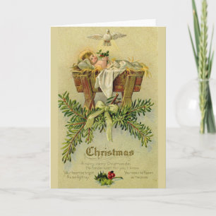 Cartes Pour Fêtes Annuelles Baby Jesus
