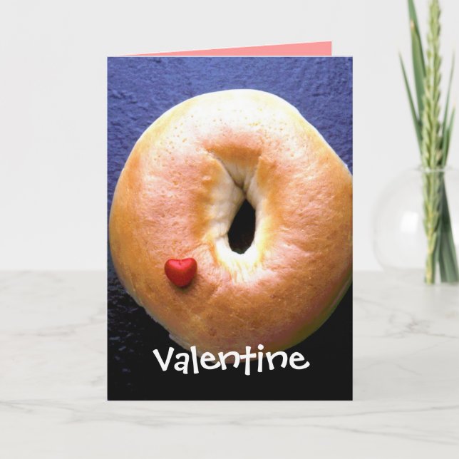Cartes Pour Fêtes Annuelles Bagel Lover (Devant)