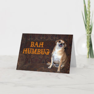 CARTES POUR FÊTES ANNUELLES BAH HUMBUG