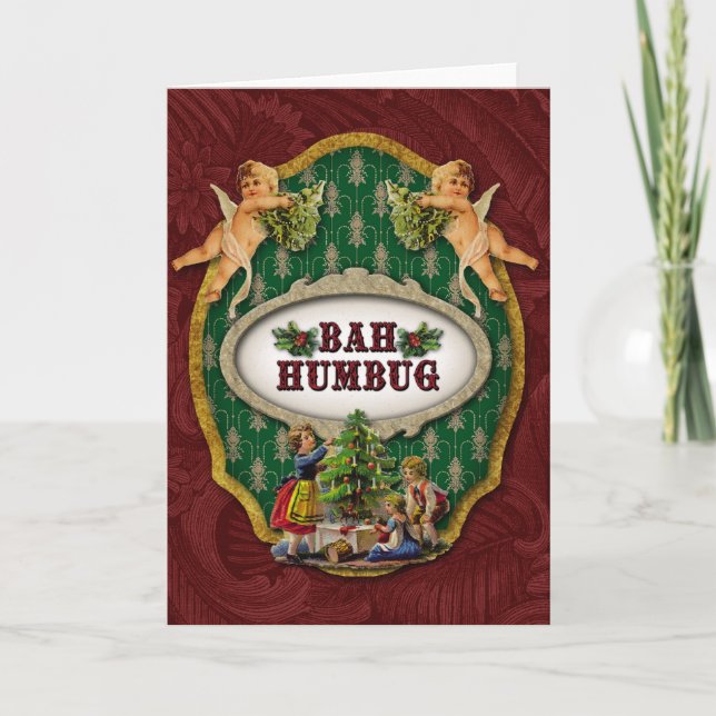 Cartes Pour Fêtes Annuelles Bah Humbug (Devant)