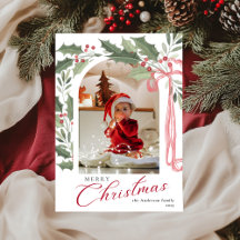 Baies de houx élégantes | Joyeux Noël photo d'arch