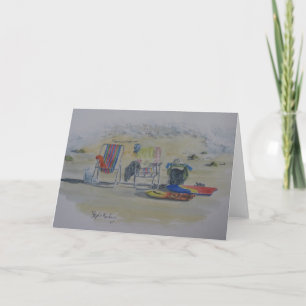 Cartes Pour Fêtes Annuelles Baignade terminée