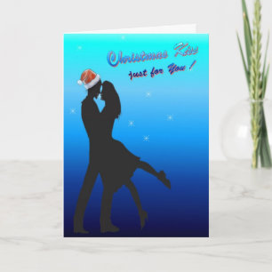 Cartes Pour Fêtes Annuelles Baiser de Noël Juste pour vous