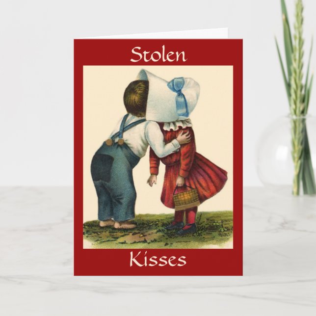 Cartes Pour Fêtes Annuelles Baisers volés - Valentine (Devant)