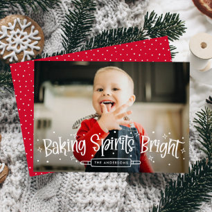 Cartes Pour Fêtes Annuelles Baking Spirits Photo