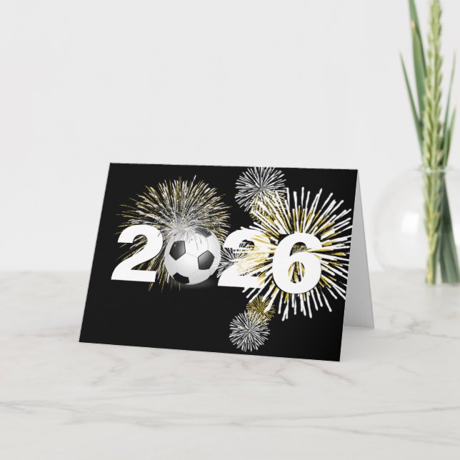 Cartes Pour Fêtes Annuelles Bal de soccer 2026 (Devant)