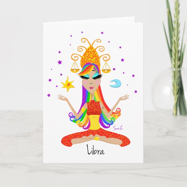 Cartes Pour Fêtes Annuelles Balance (Devant)