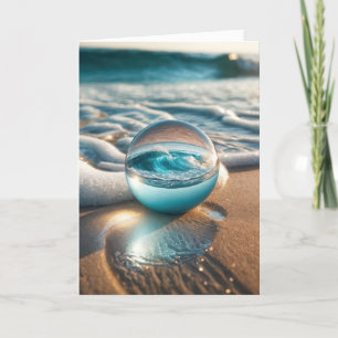 Cartes Pour Fêtes Annuelles Balle Birday Beach Lens