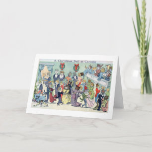 Cartes Pour Fêtes Annuelles Balle de Noël à Catville, Louis Wain