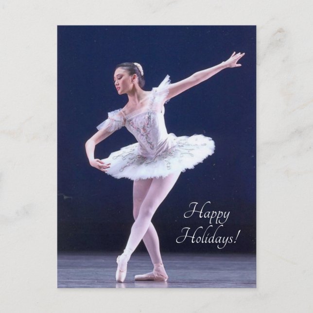 Cartes Pour Fêtes Annuelles ballerine casse-noisette (Devant)